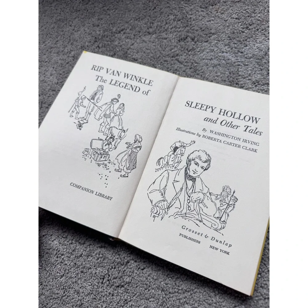 Rip Van Winkle Legend of Sleepy Hollow Washington Irving Hardback 1967
